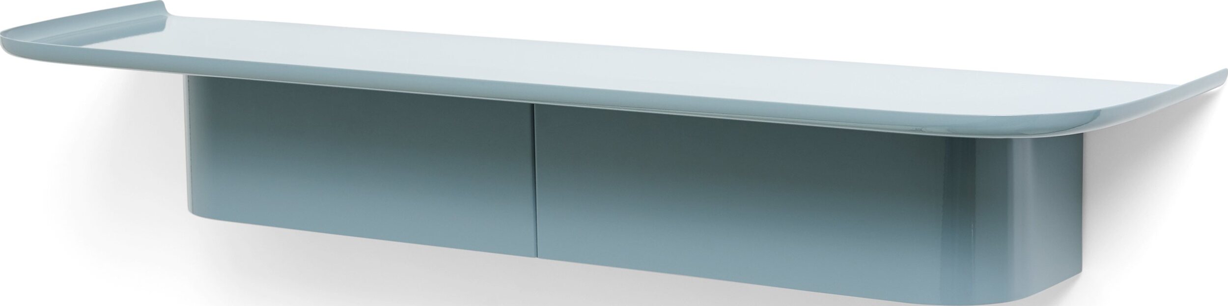Półka ścienna Korpus L błękitna