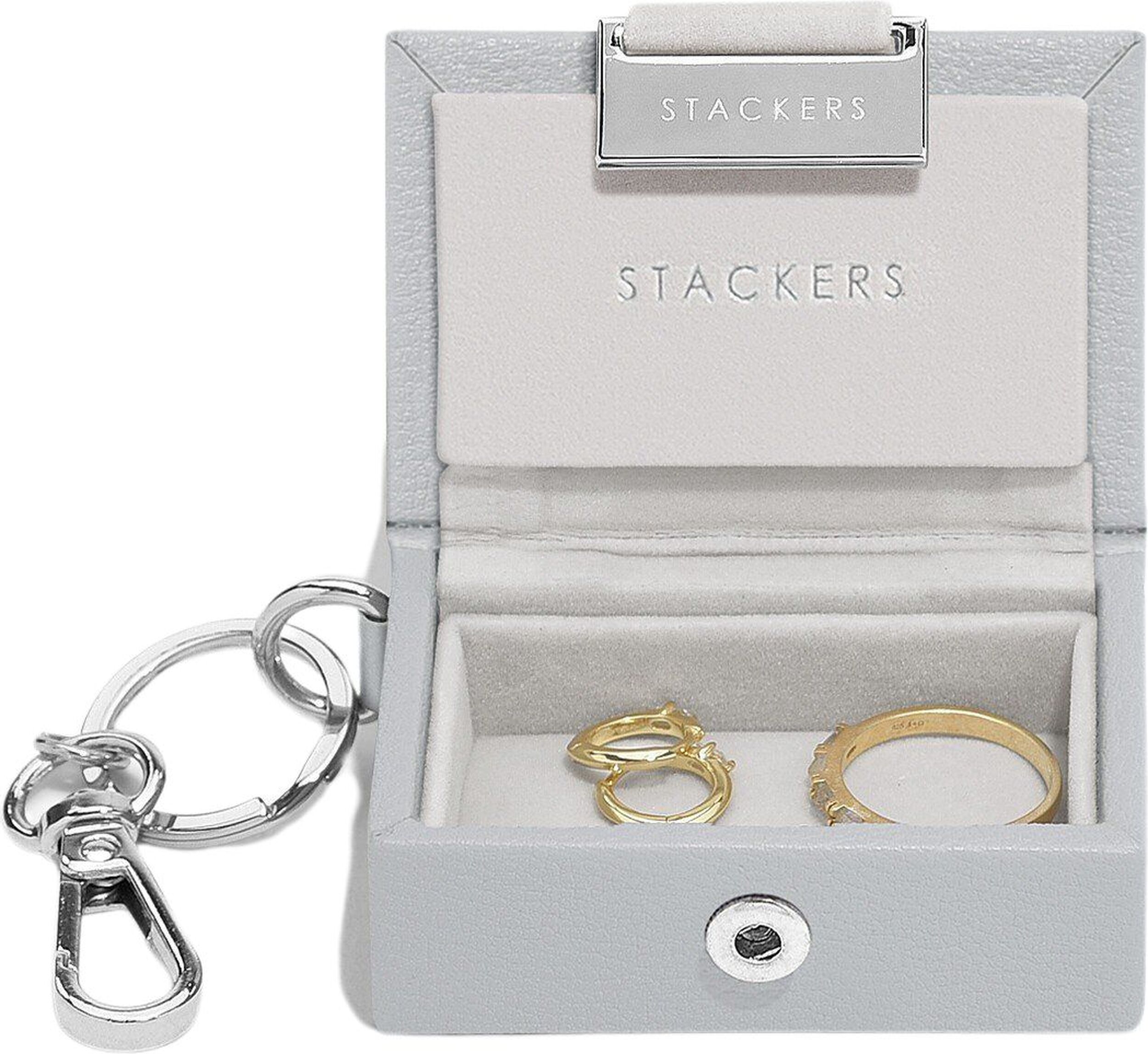 Brelok do kluczy Stackers Nano szary