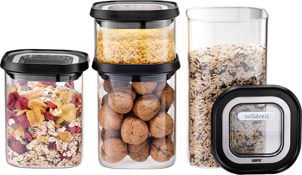 Pojemniki kuchenne Pantry szklane 4 szt.