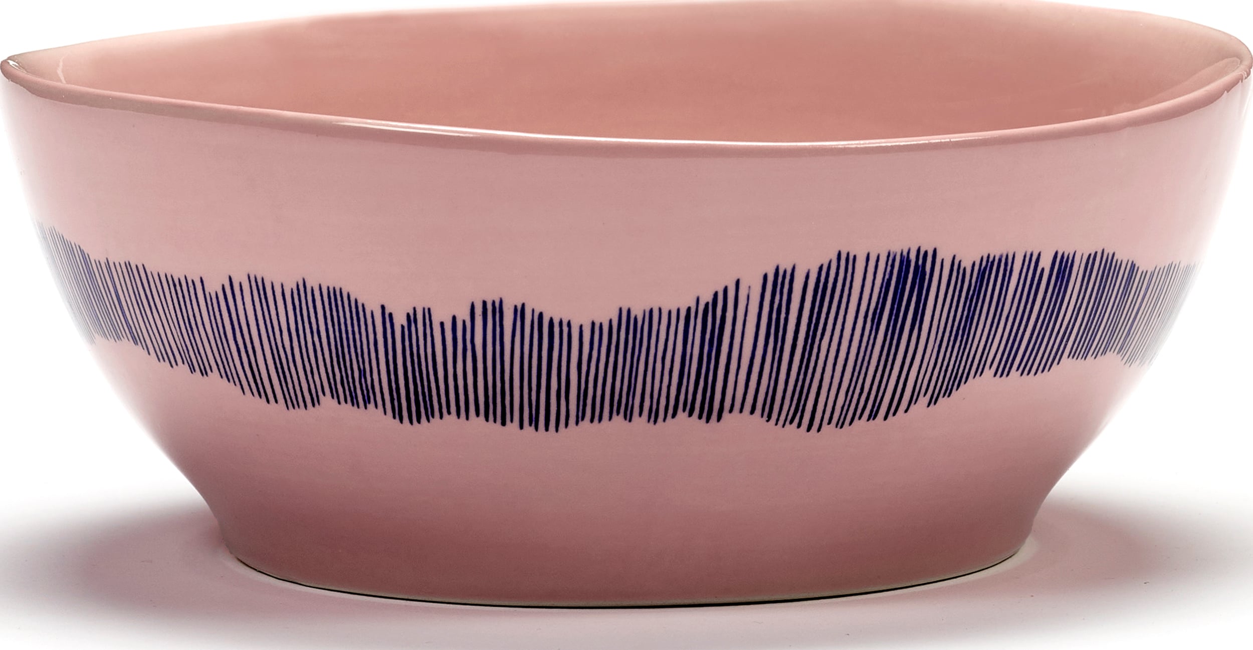 Miski Feast 18 cm różowo-niebieskie 4 szt.