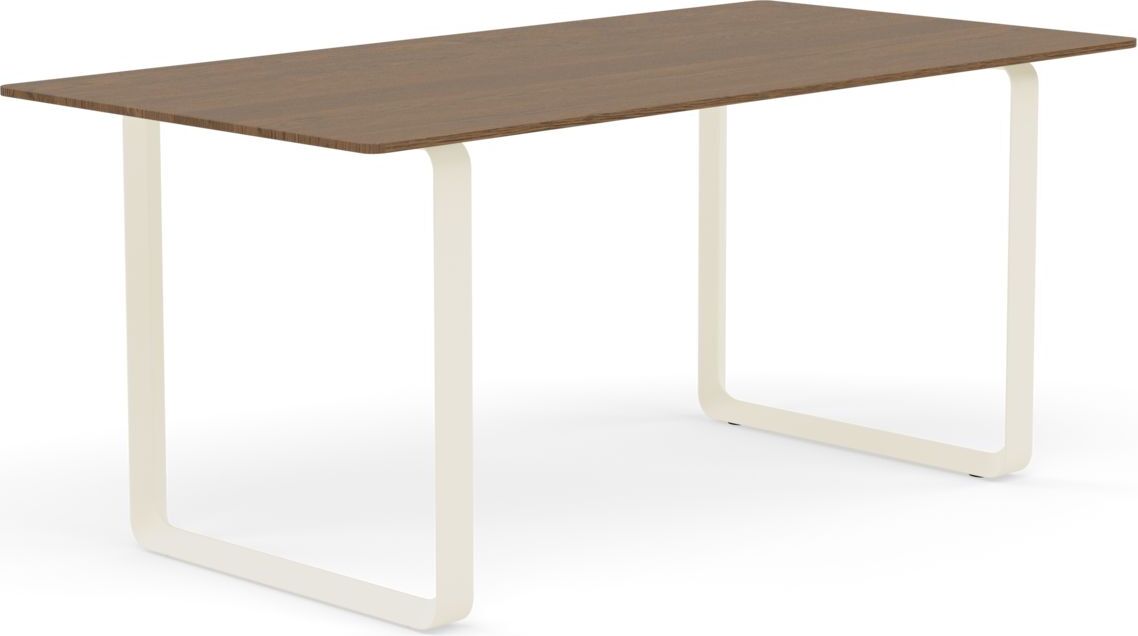 Stół Muuto 170 x 85 cm ciemny dąb nogi piaskowe