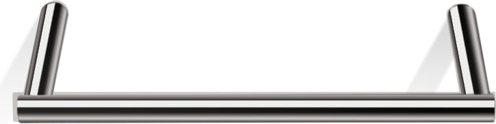 Wieszak reling na ręczniki Mikado 20 cm chrom-czarny z powłoką PVD