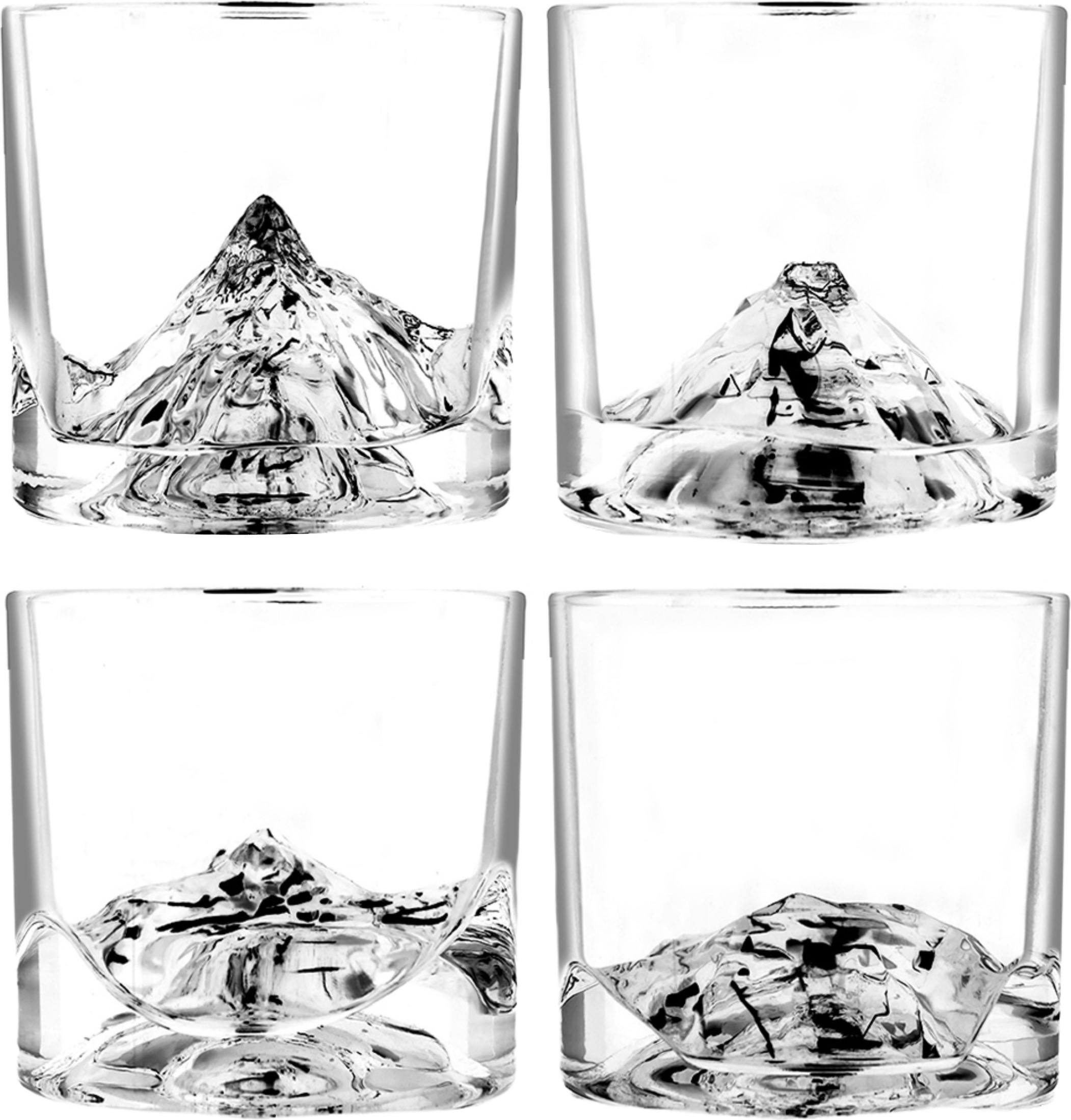 Szklanki do whisky The Peaks 4 szt.