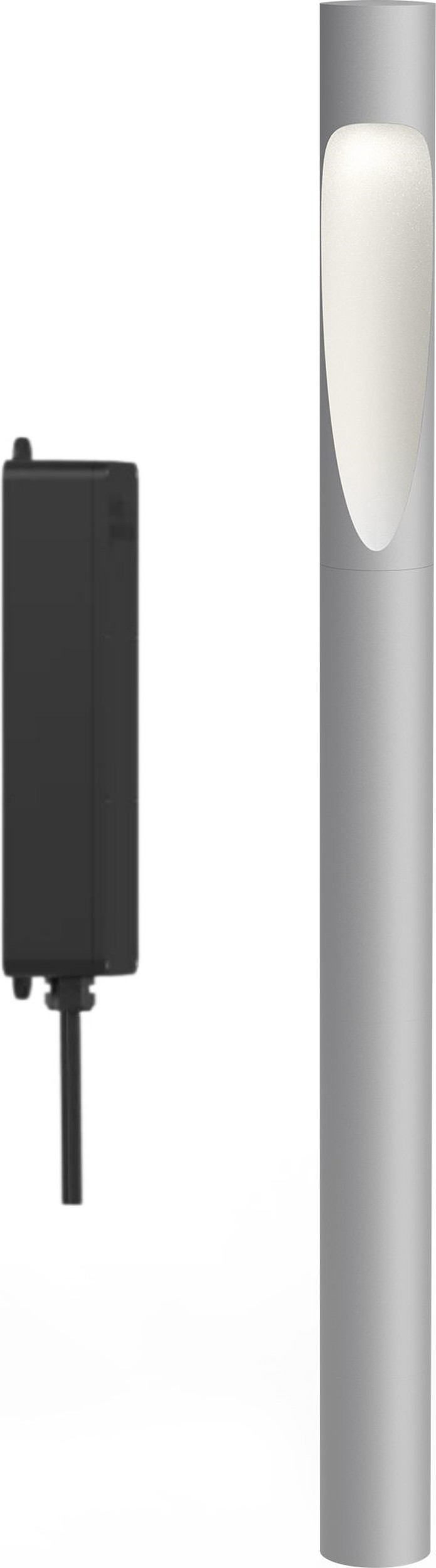 Lampa ogrodowa Flindt LED 3000K 69,5 cm szara z mocowaniem kołkiem i adapterem