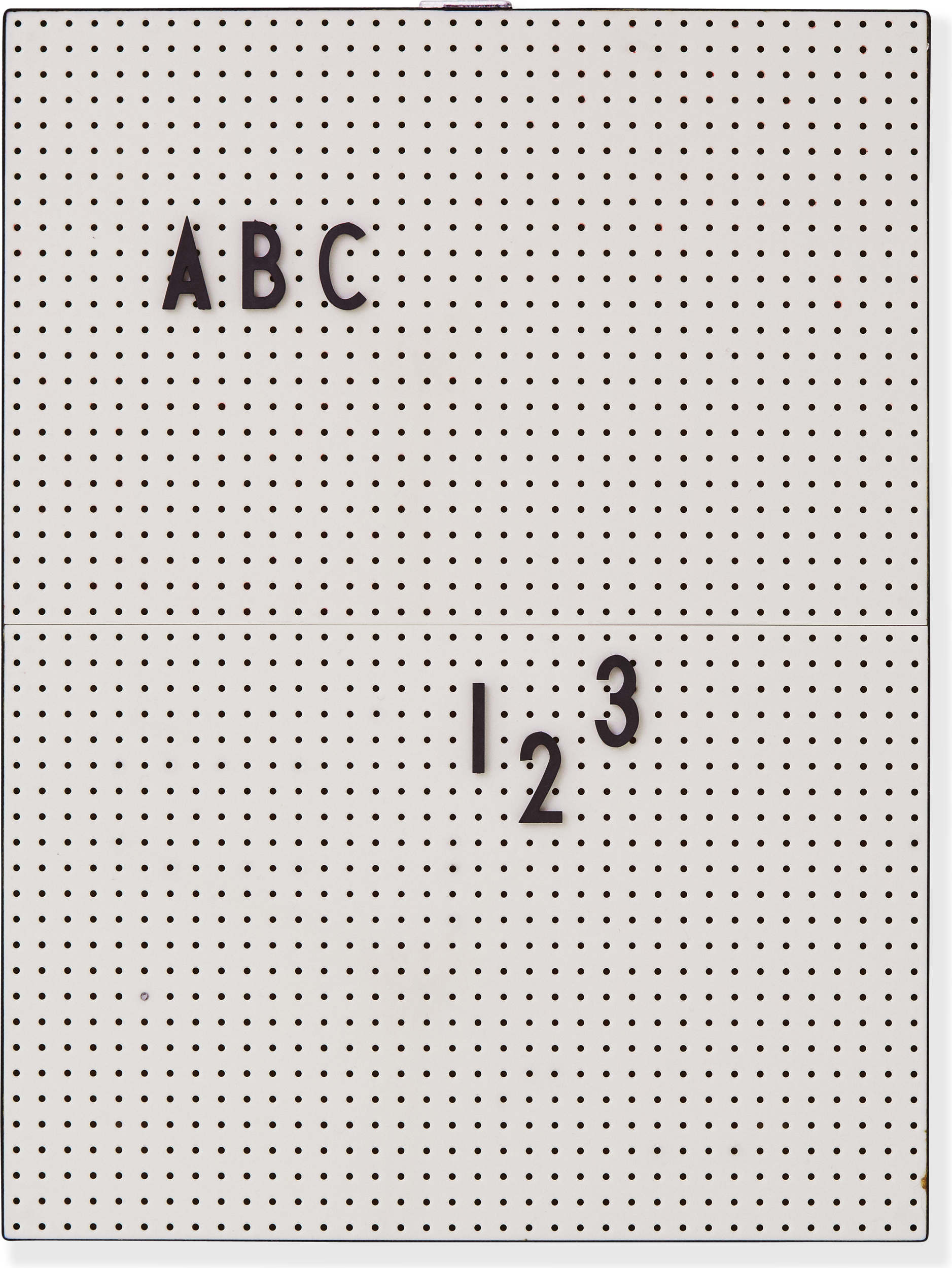 Tablica Design Letters A4 jasnoszara