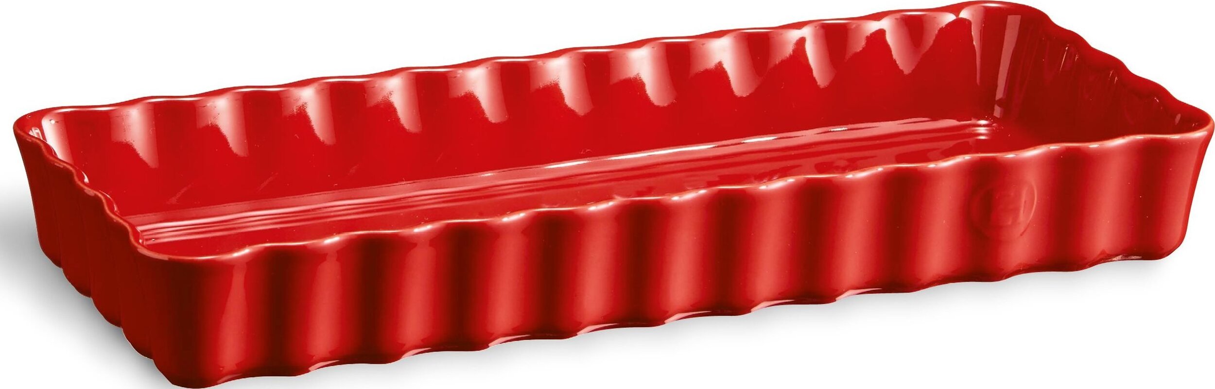 Forma do tarty ceramiczna Emile Henry 15 x 36 cm czerwona