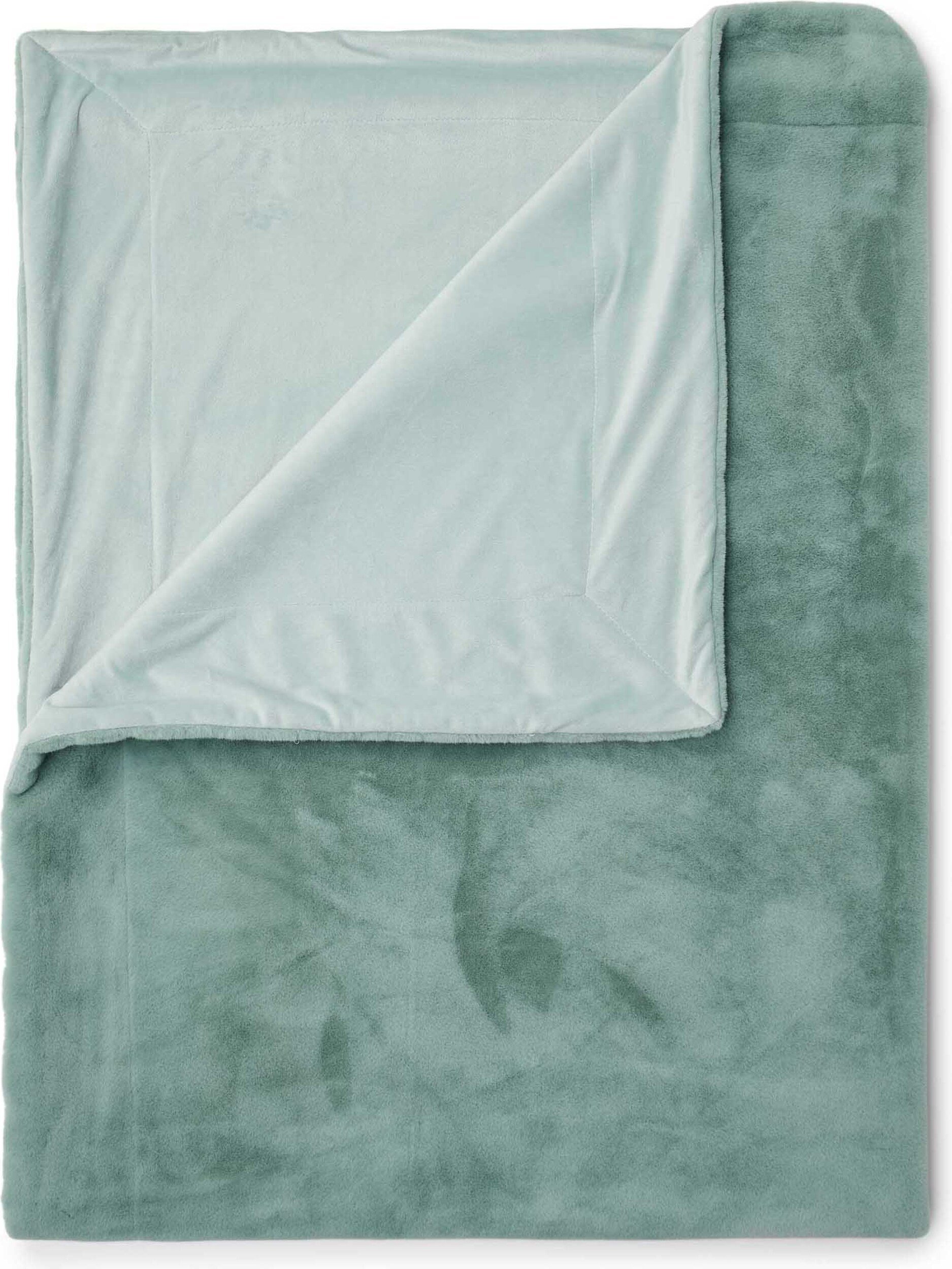 Koc futrzany Furry 150 x 200 cm jasnozielony