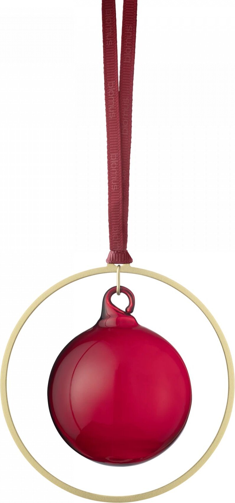 Bombki Kitai bordowe 4 szt.