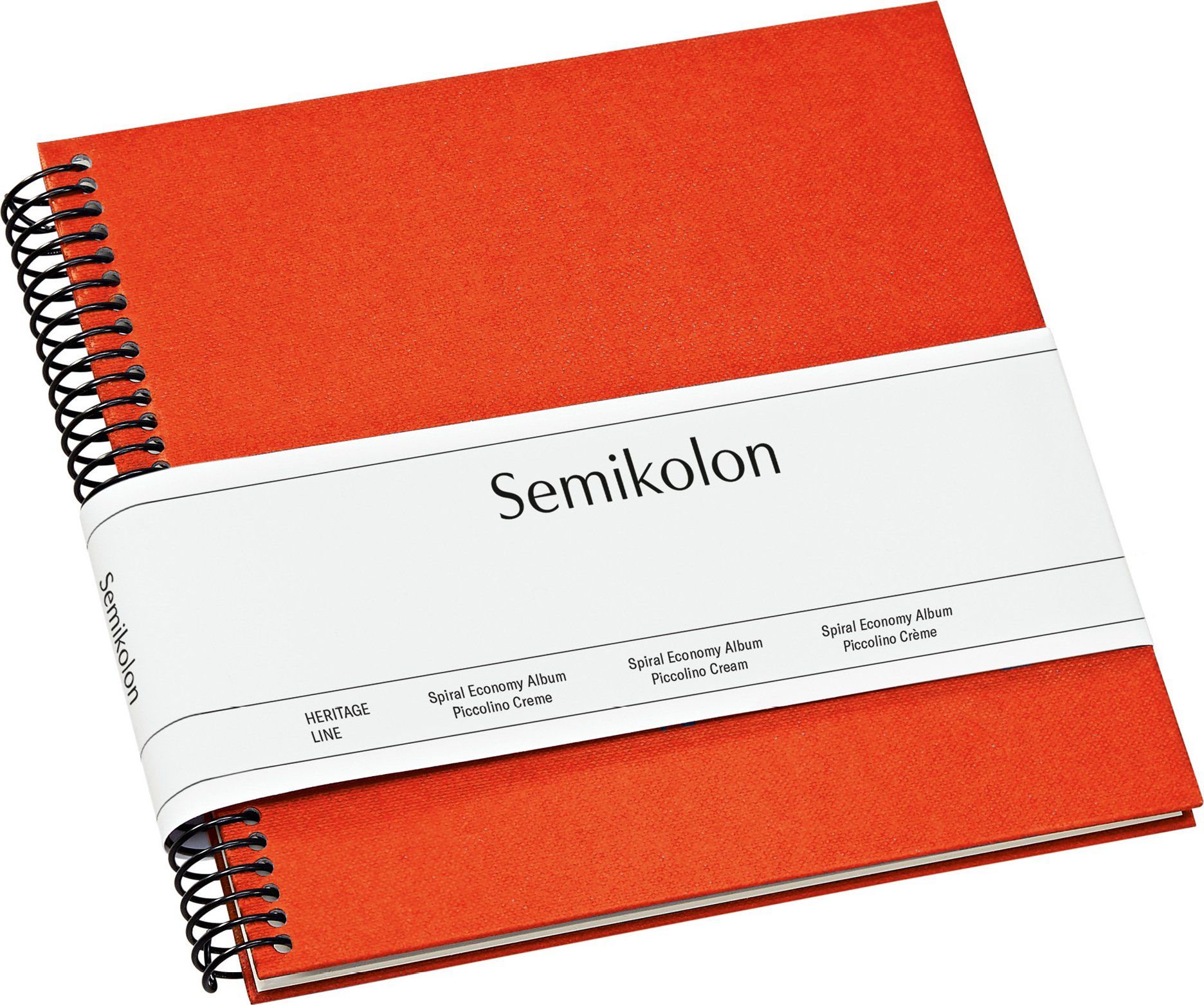 Album na zdjęcia Uni Economy mały pomarańczowy z białymi kartami