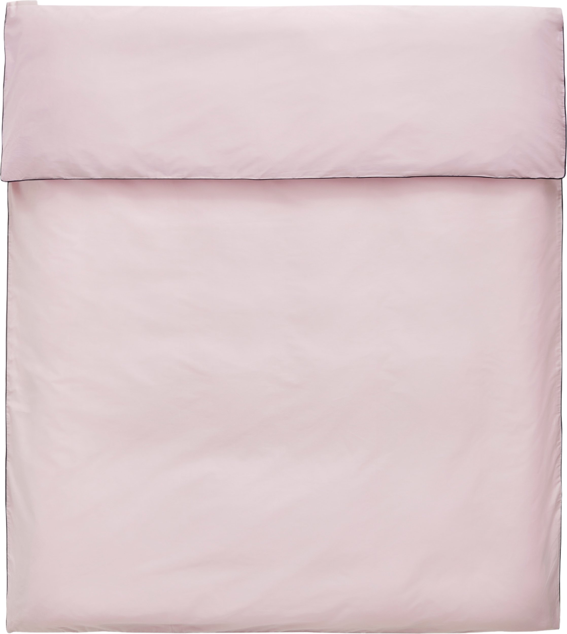 Poszewka na kołdrę Outline 160 x 210 cm jasnoróżowa