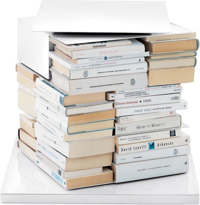 Regał Ptolomeo x4 biały obrotowy