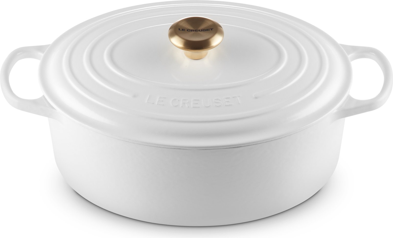 Brytfanna Signature owalna 31 cm biała