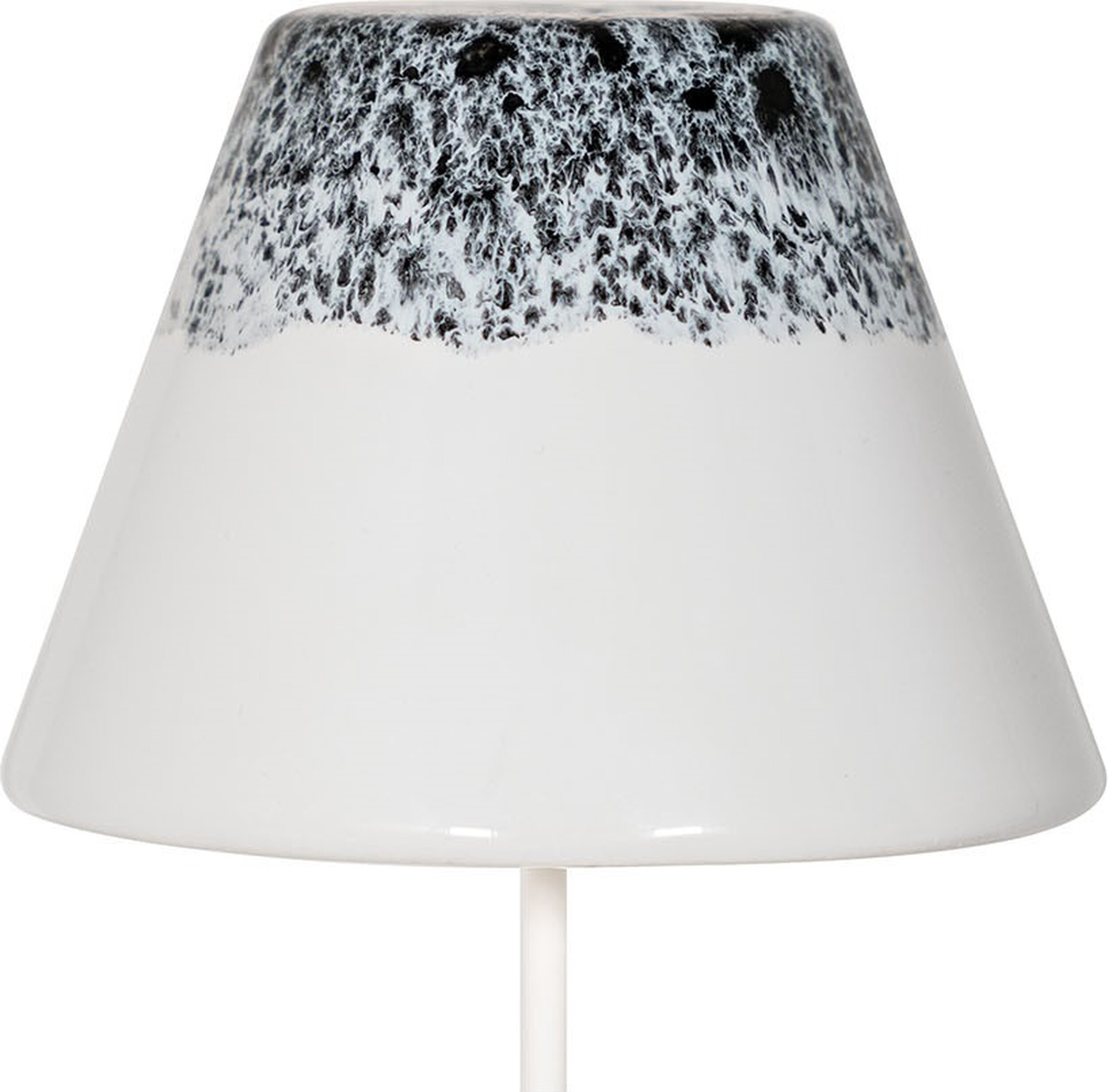 Abażur do lampy Swap czarno-biały ceramiczny