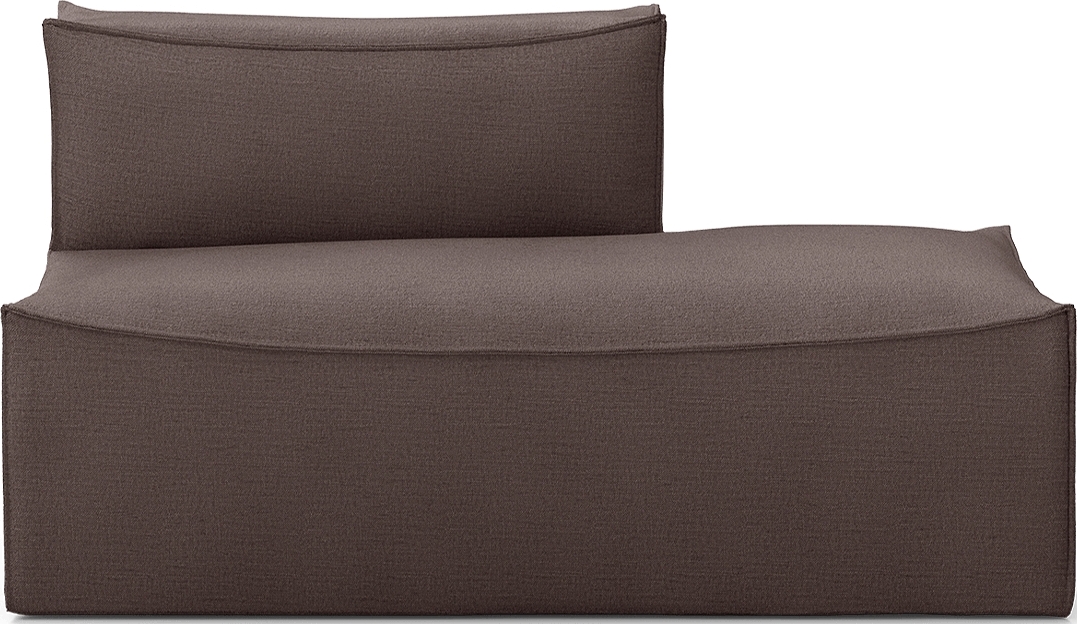 Leżanka lewostronna Catena Hot Madison 150 cm czekoladowa