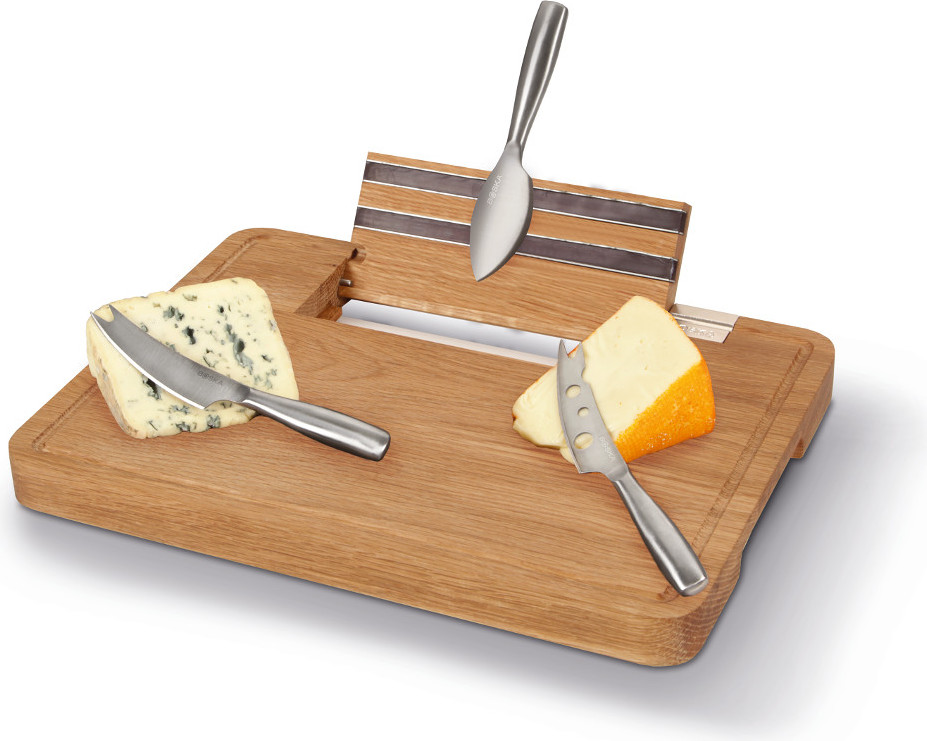 Zestaw do serwowania serów z deską i nożami Party