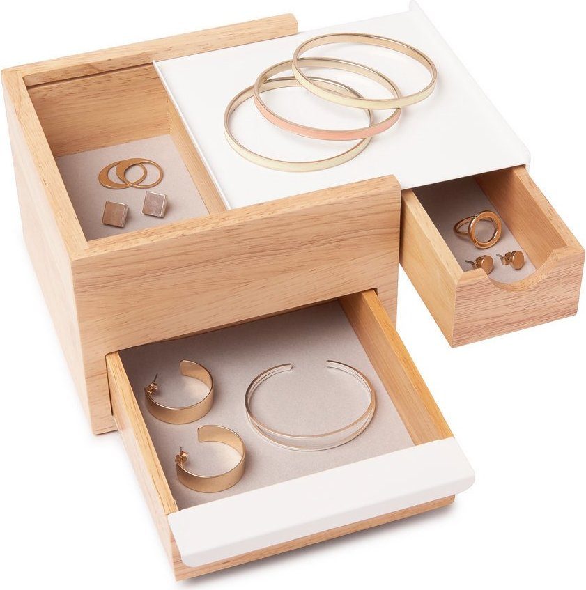 Szkatułka na biżuterię Stowit mini jasna