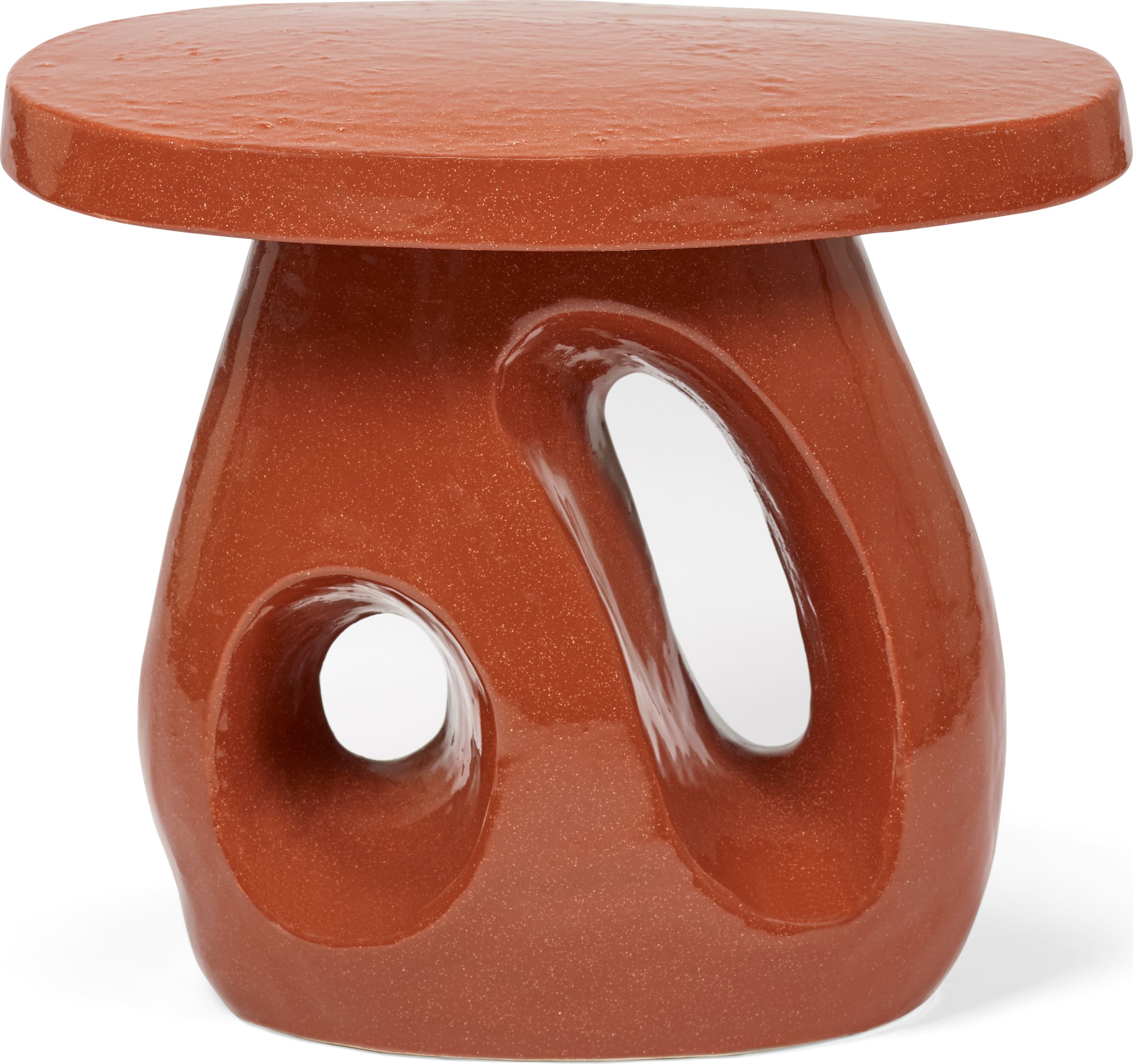 Stolik boczny Amé 45 cm czerwony