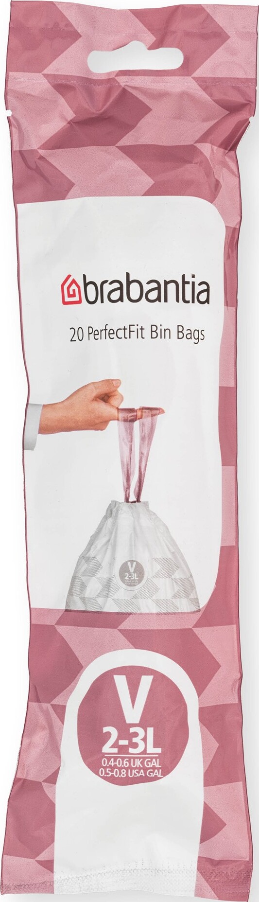 Worki na śmieci Brabantia PerfectFit rozmiar V 2-3 l 200 szt.