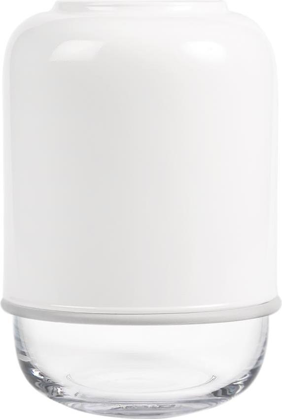 Wazon Capsule biały z regulowaną wysokością