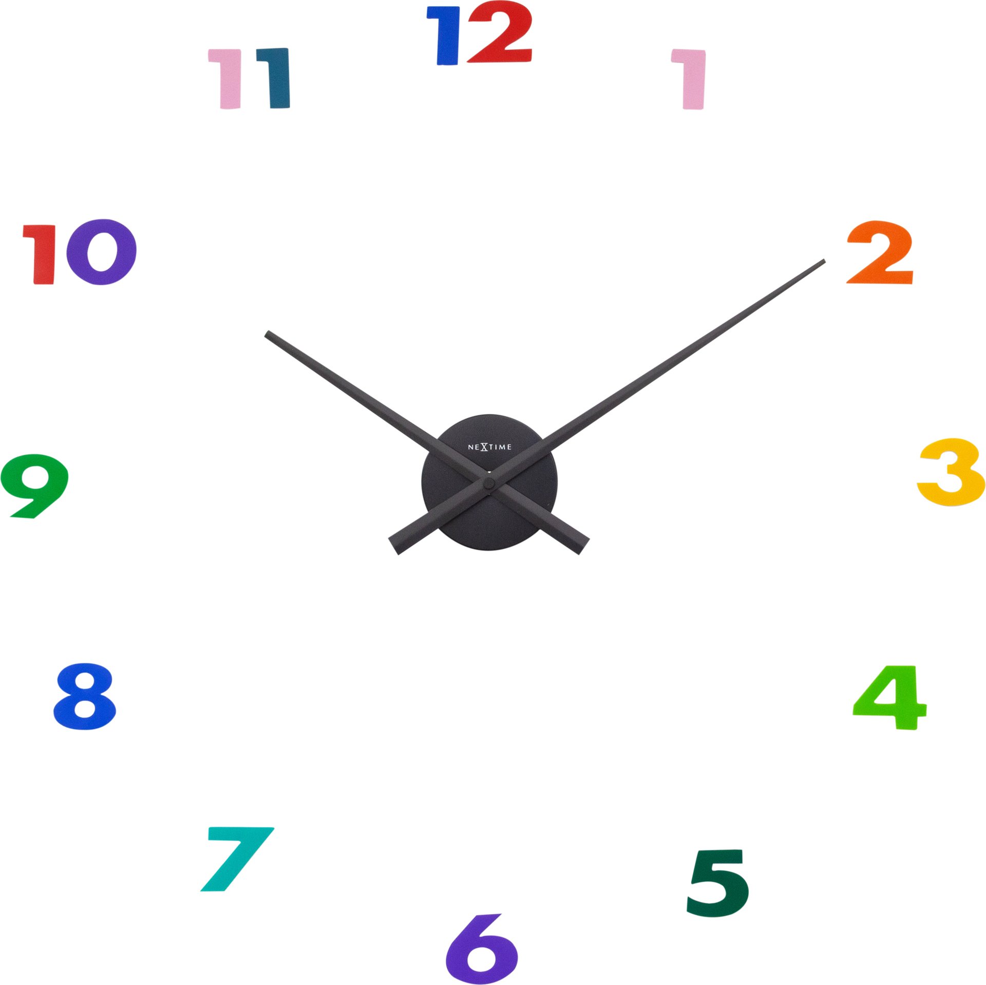 Zegar ścienny Small Hands kolorowy