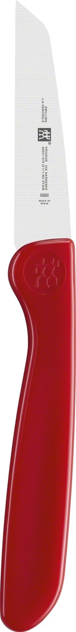 Nóż do obierania Twin Grip 7 cm czerwony