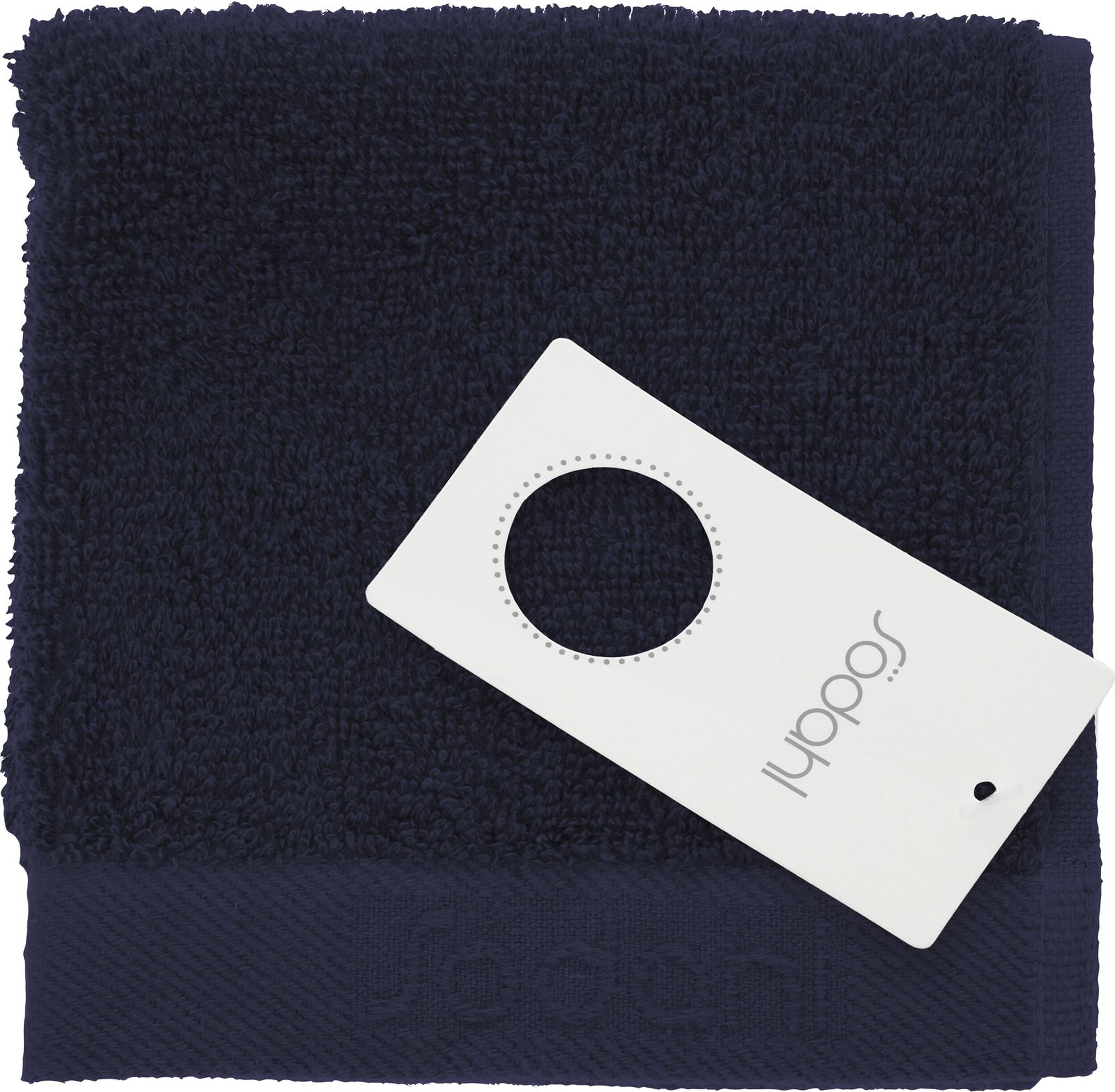 Ręcznik do twarzy Comfort Organic II 30 x 30 cm granatowy