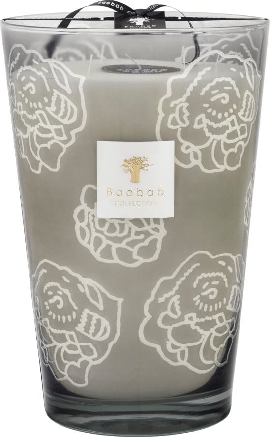 Świeca zapachowa Collectible Roses Grey 35 cm