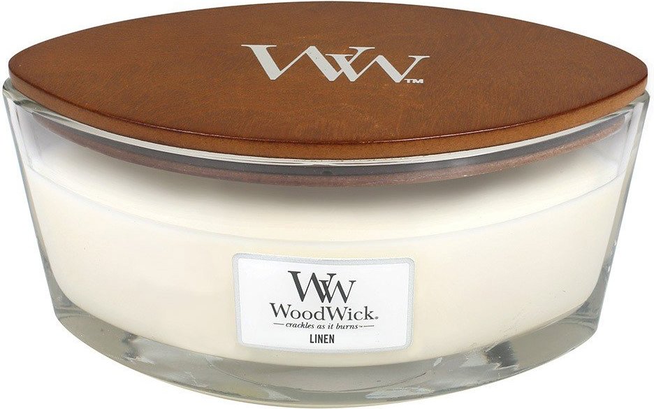 Świeca Hearthwick Flame WoodWick Linen