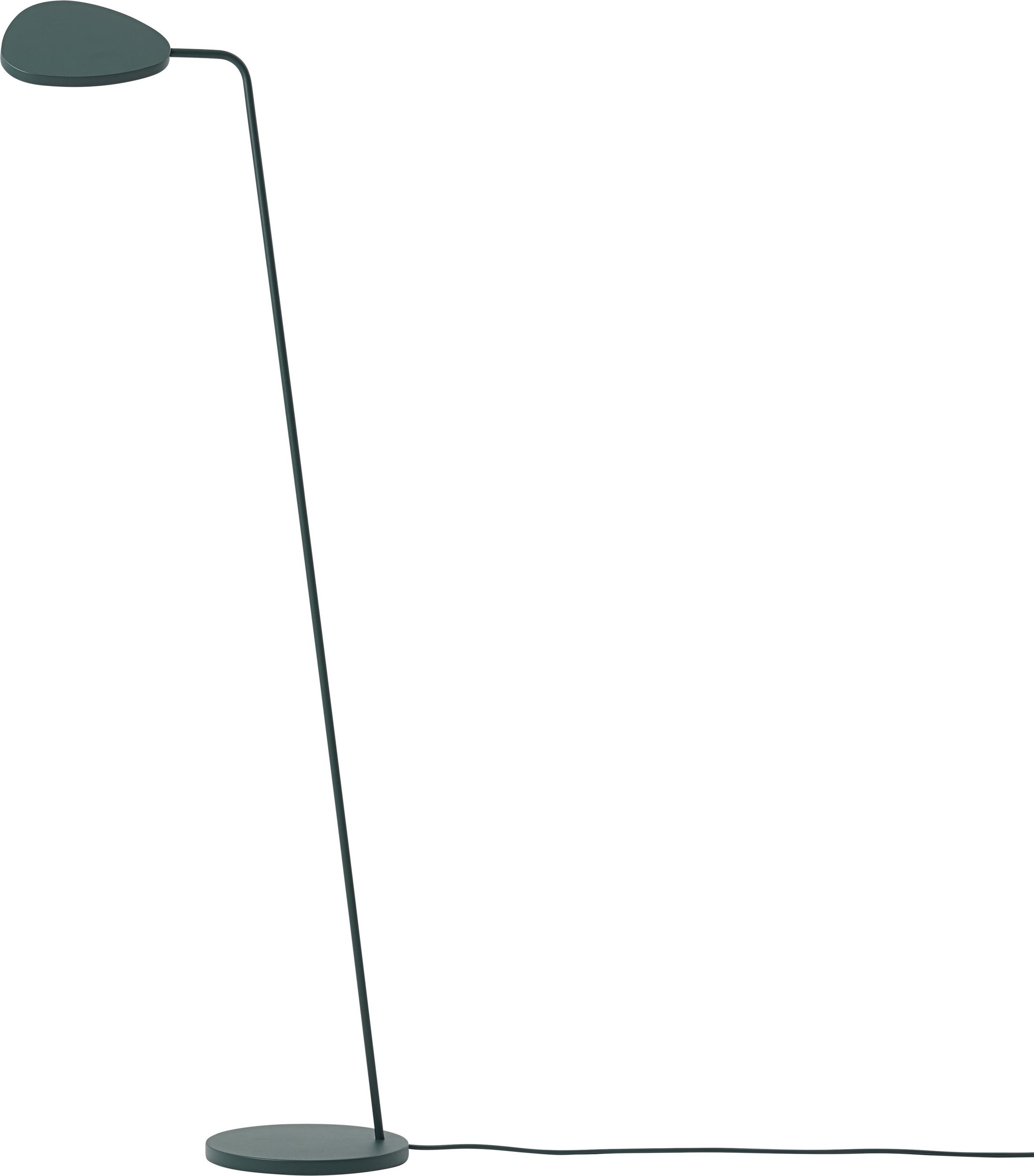 Lampa stojąca Leaf ciemnozielona