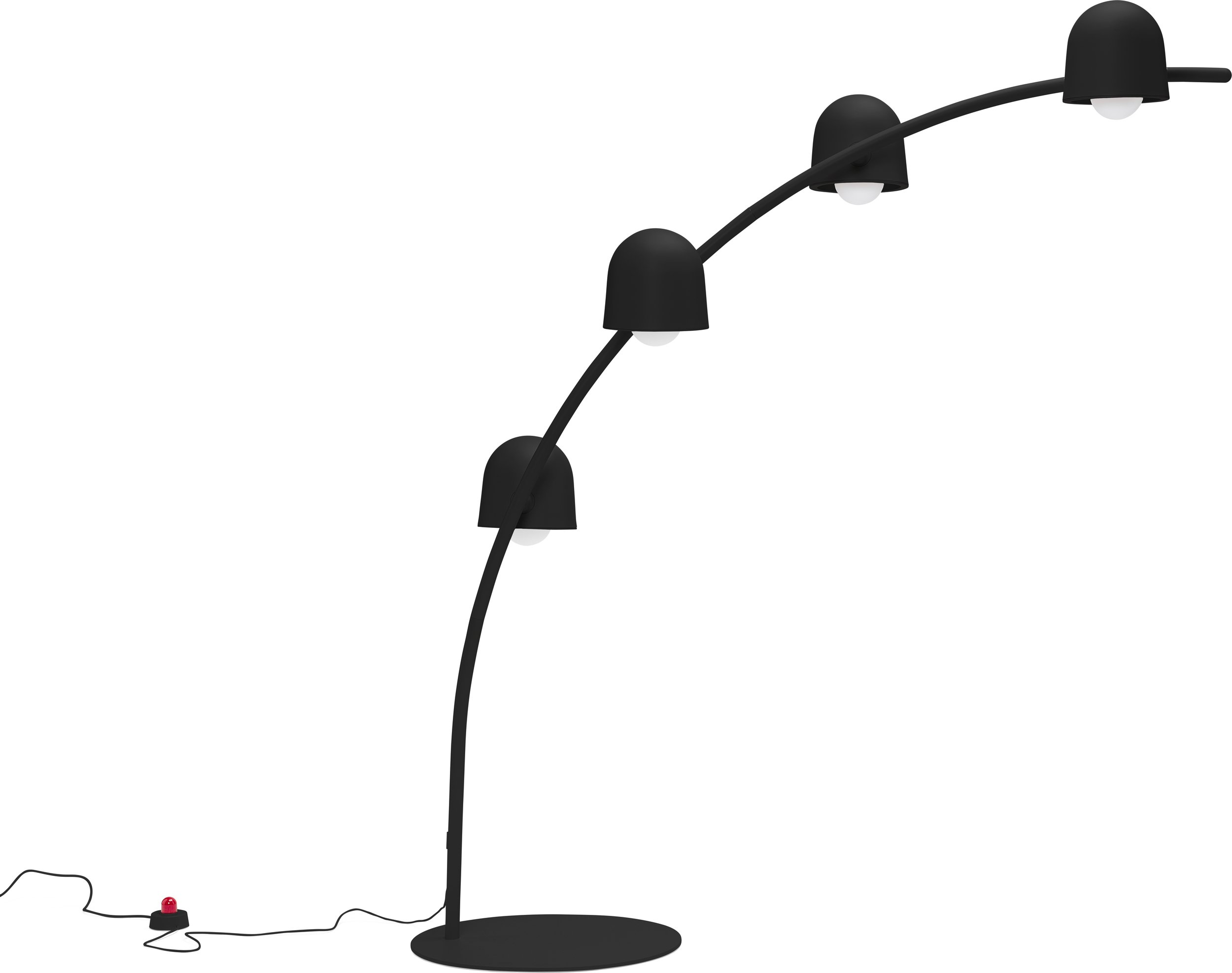 Lampa stojąca Big Lebow antracytowa