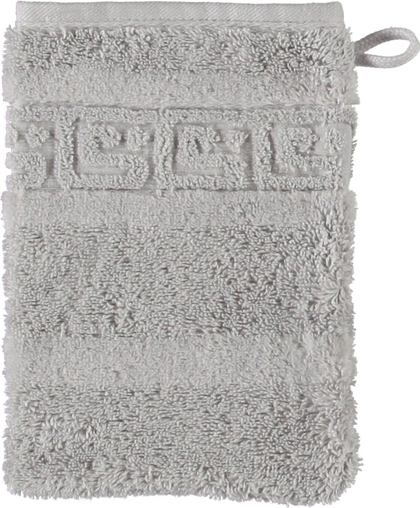 Rękawica kąpielowa Noblesse 16 x 22 cm srebrna