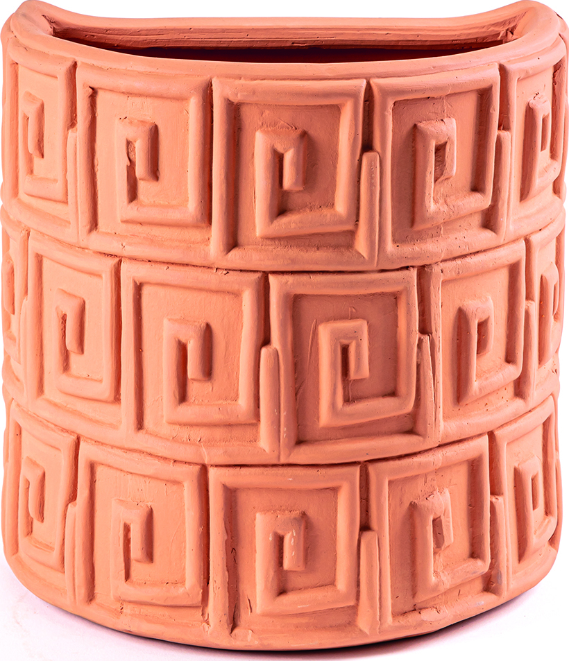 Doniczka ścienna Magna Graecia Greche z terakoty