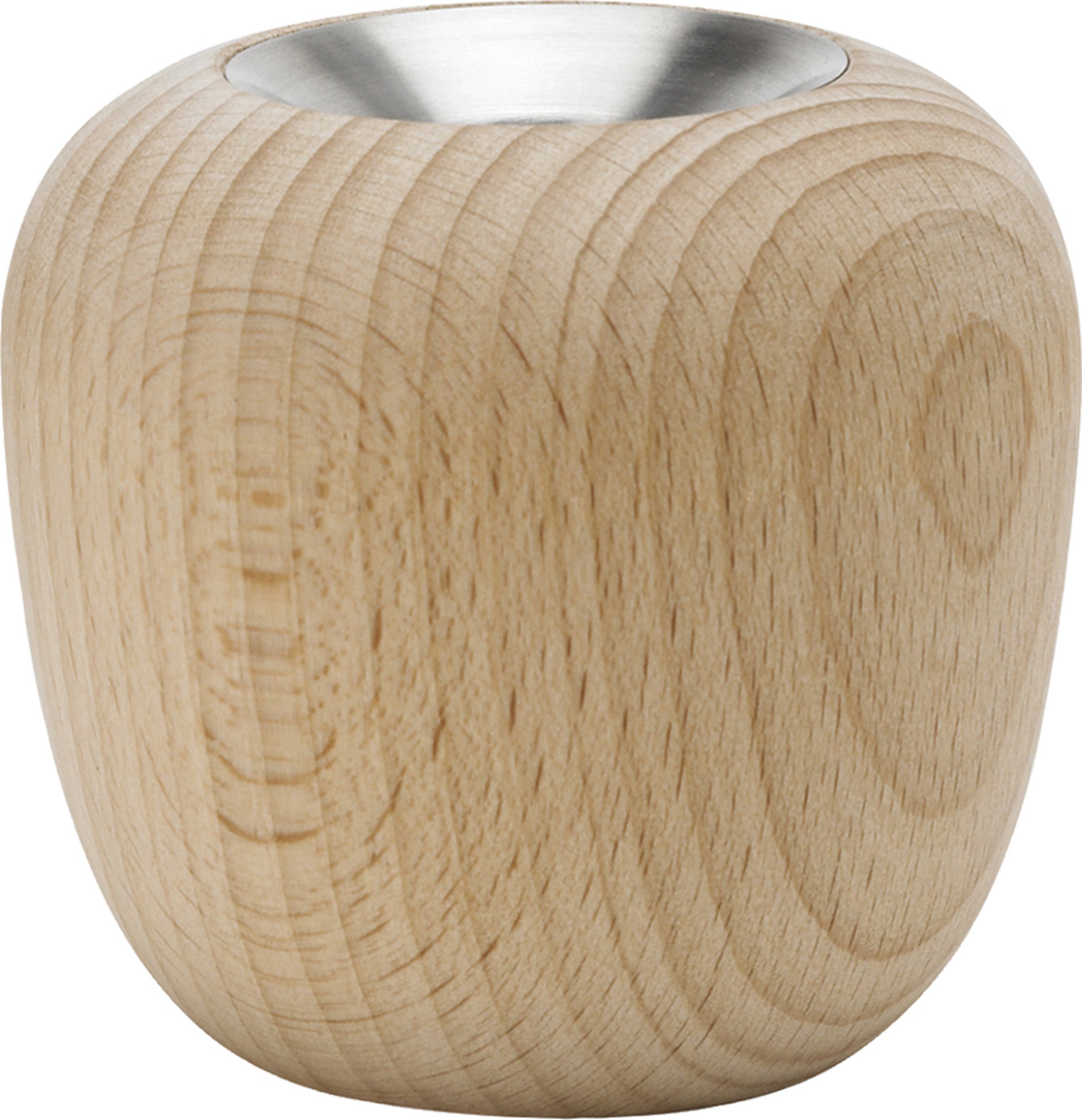 Świecznik Ora 7 cm z drewna bukowego
