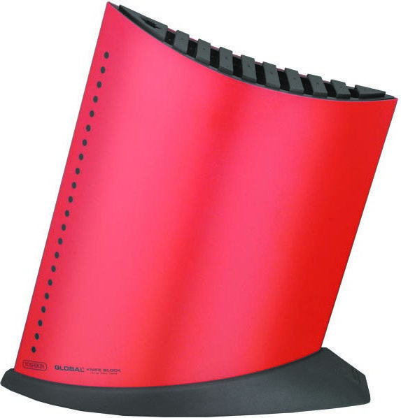 Blok na 9 noży Global czerwony