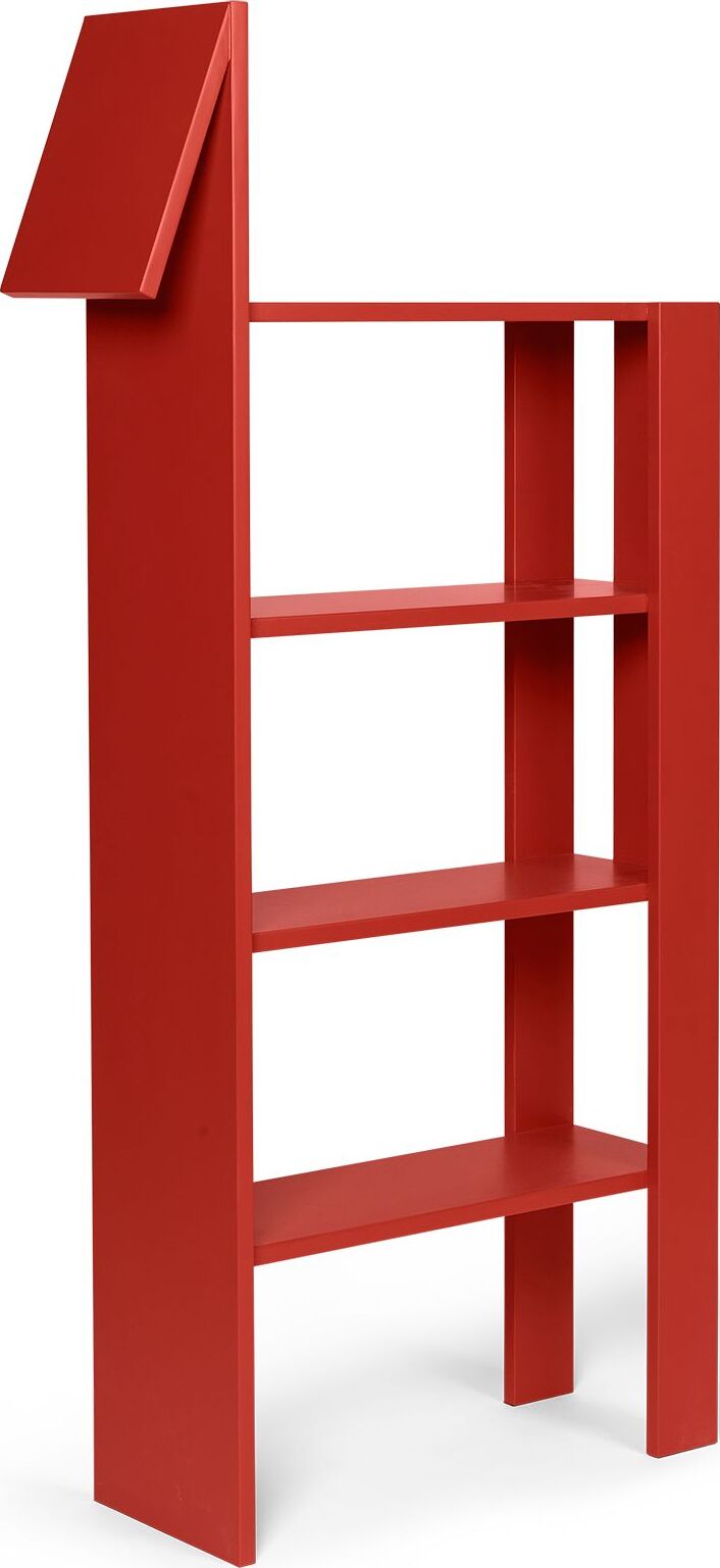 Regał na książki Giraffe czerwony