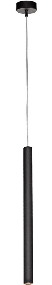 Lampa wisząca Roll czarna z łączeniem srebrnym