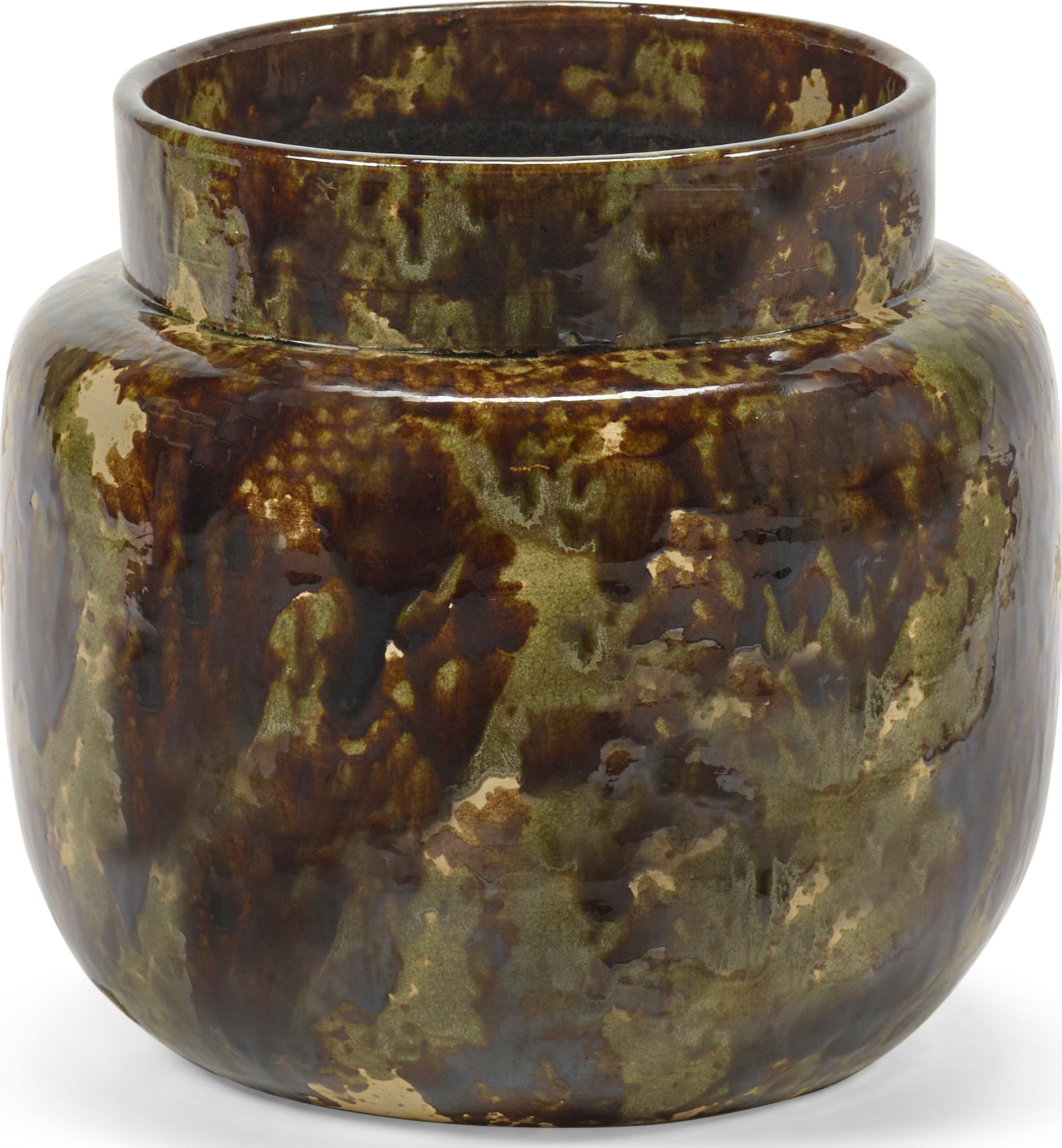 Osłonka na doniczkę Mystique 23 cm brązowa