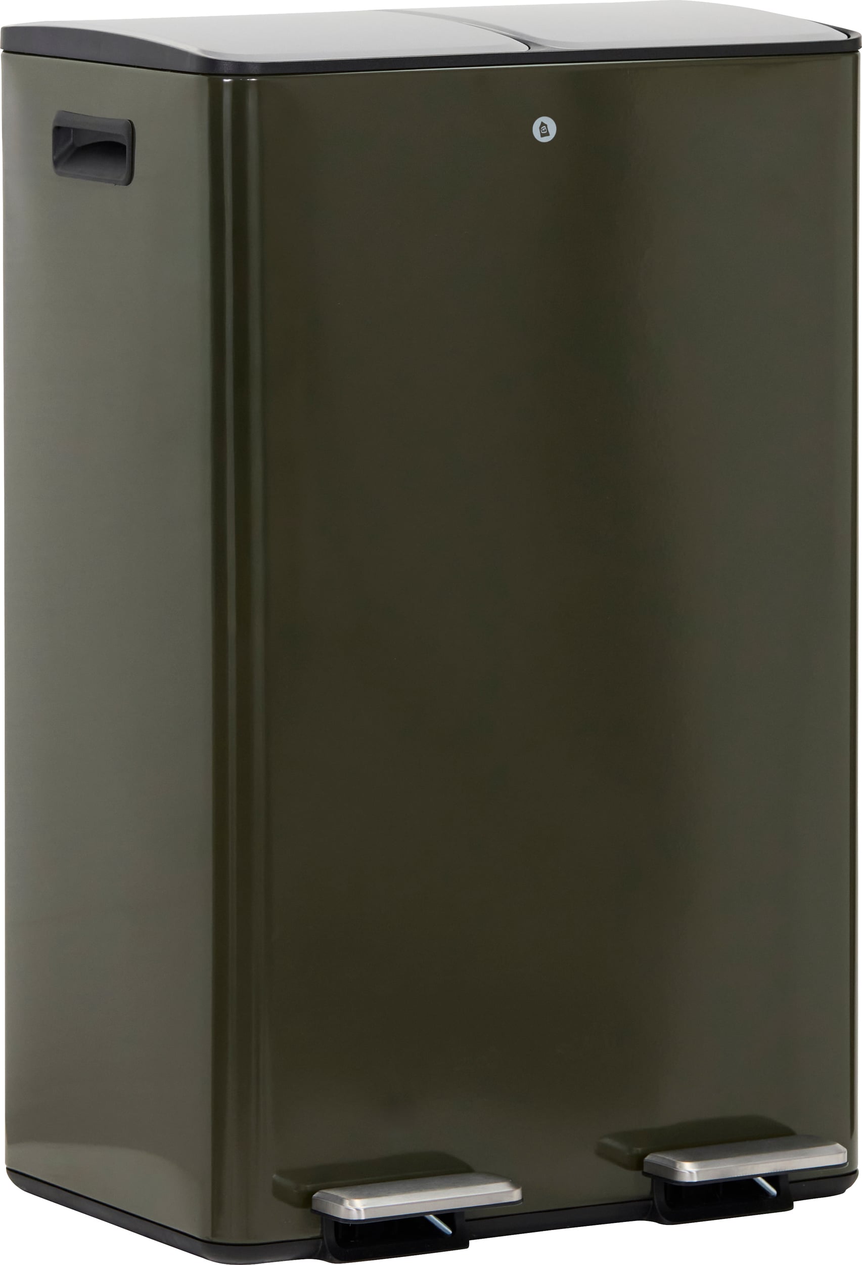 Kosz na śmieci pedałowy HDSort 71 x 35,5 cm khaki