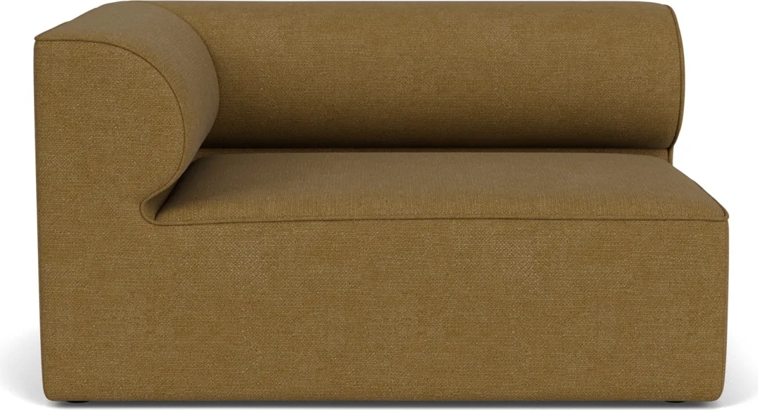 Narożnik lewostronny sofy modułowej Eave Bouclé 96 x 144 cm brązowy