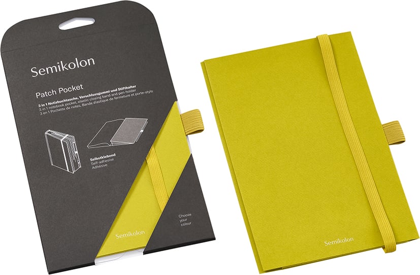 Kieszeń do notesu Semikolon A5 zieleń matcha