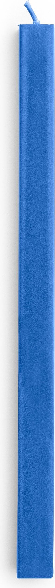 Świeca Square niebieska