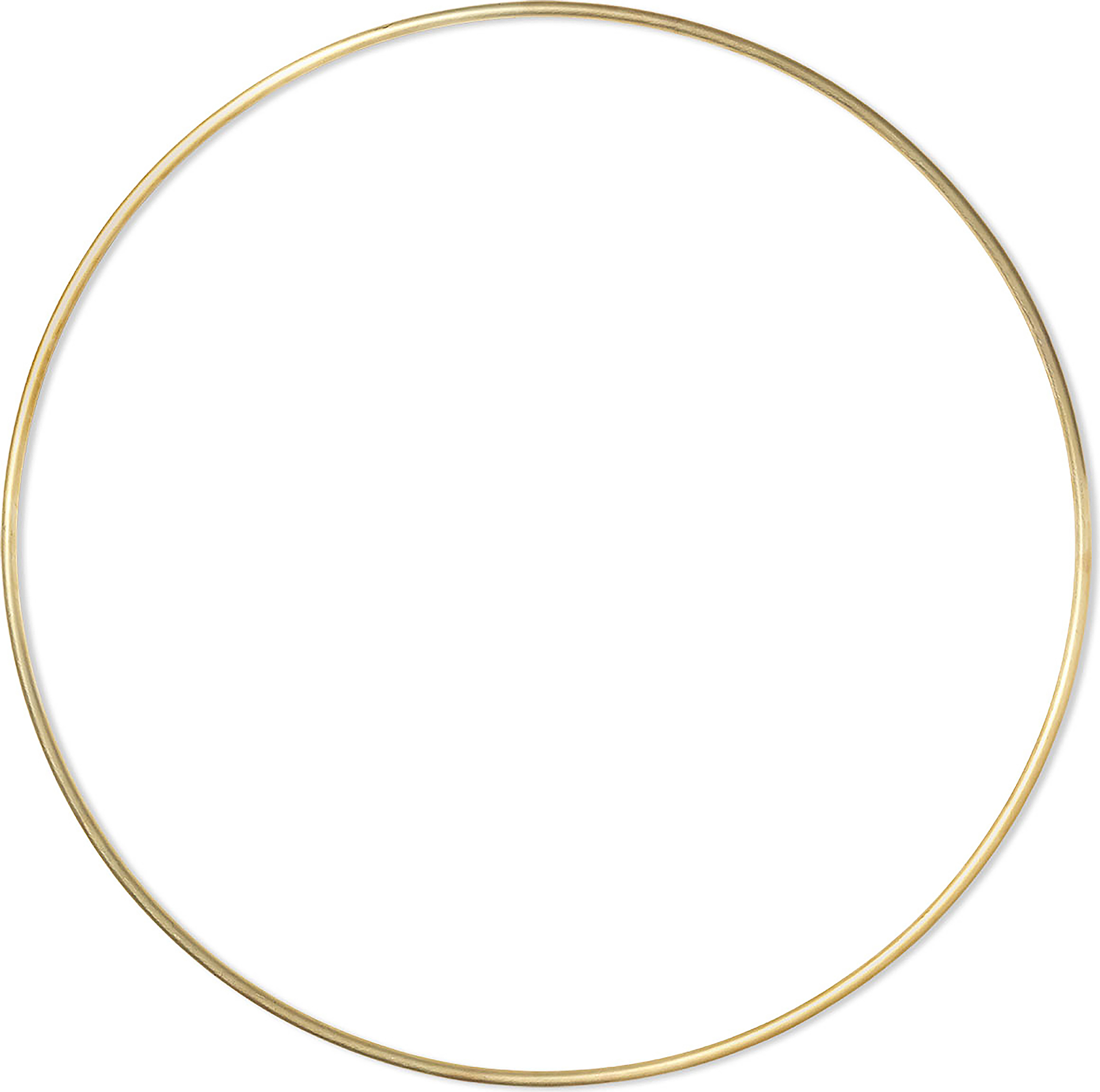 Dekoracja ścienna Deco Frame okrąg 65 cm mosiądz