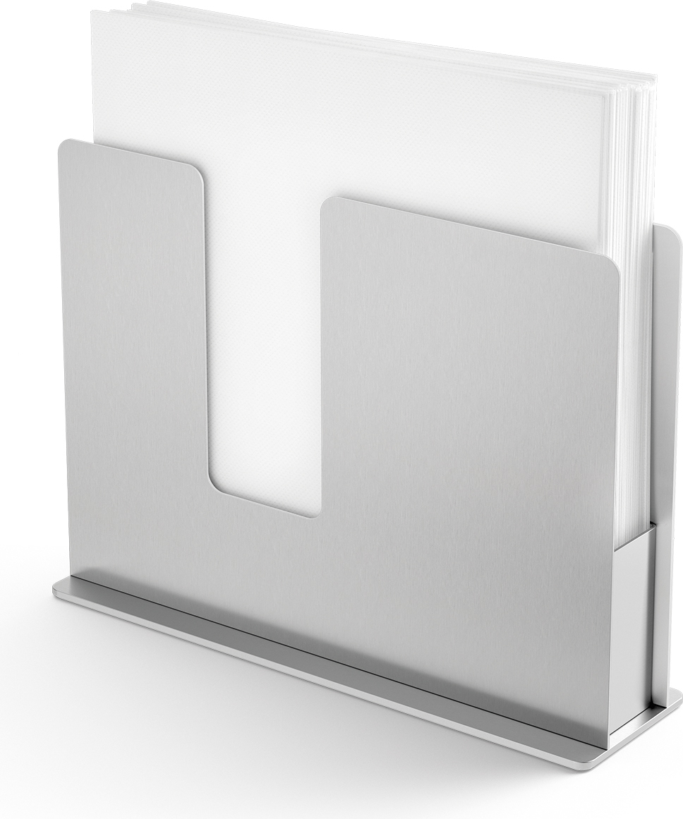 Stojak na serwetki Linu stal nierdzewna matowa