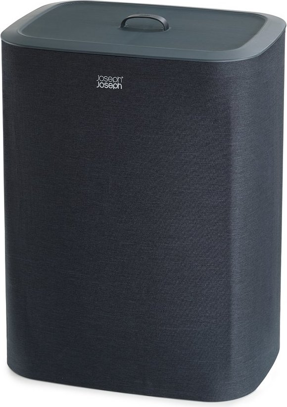 Kosz na pranie Tota dwukomorowy 90 l czarny