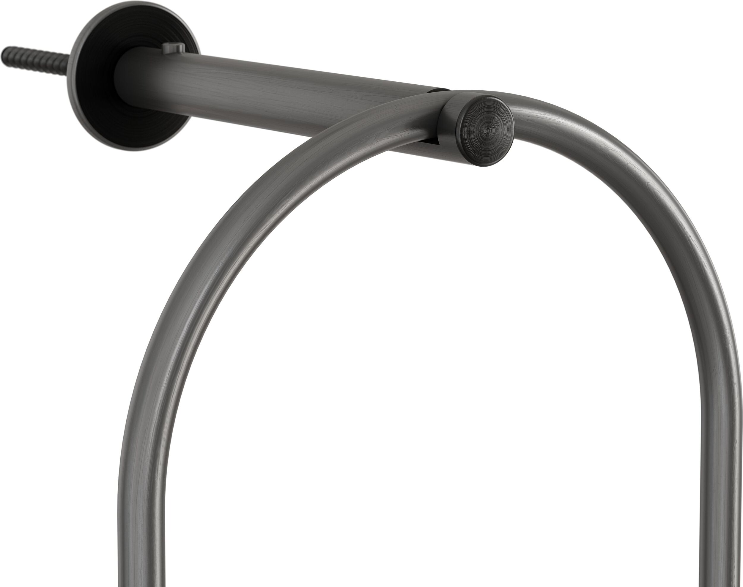 Uchwyt ścienny do latarni Oval czarny