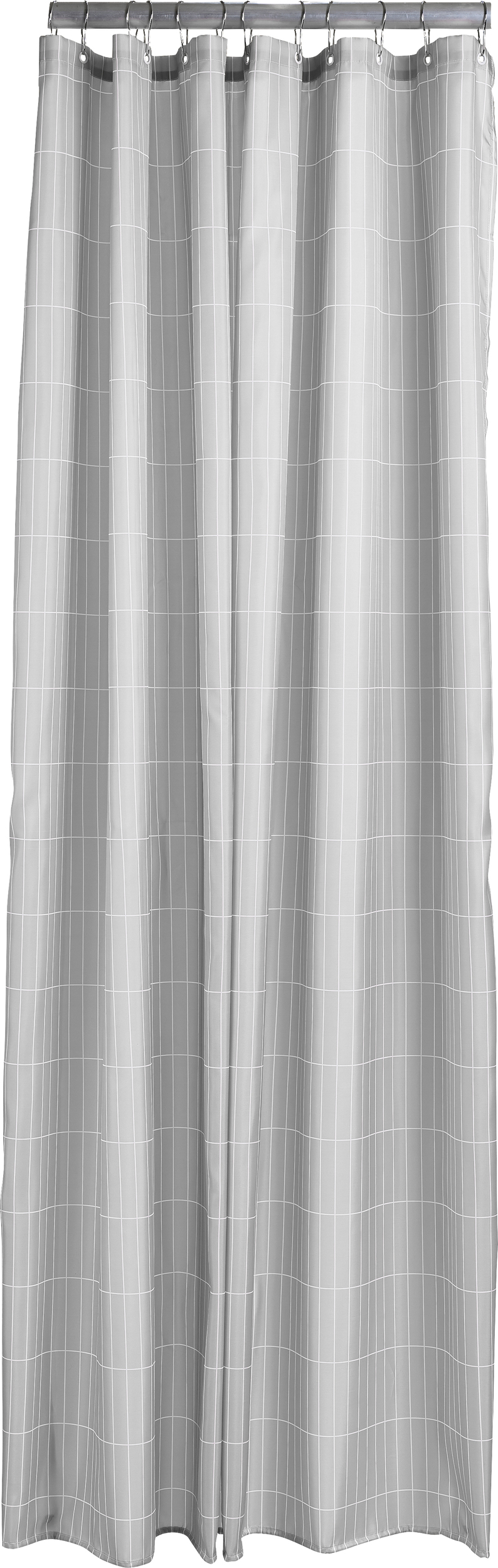 Zasłona prysznicowa Tiles jasnoszara