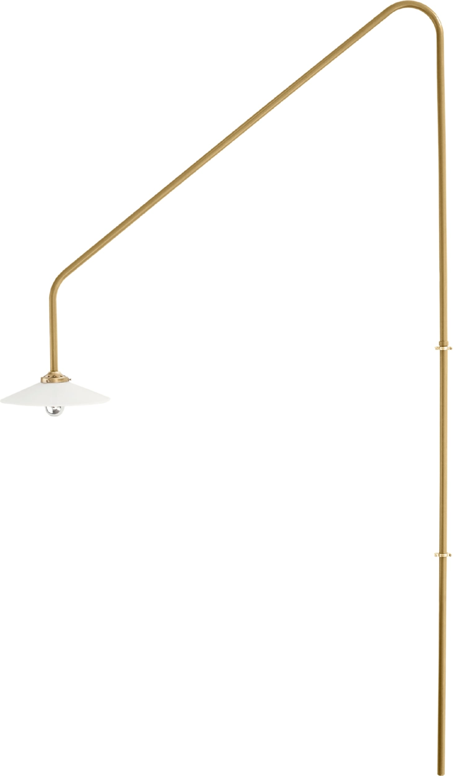 Lampa ścienna N°4 180 cm mosiądz