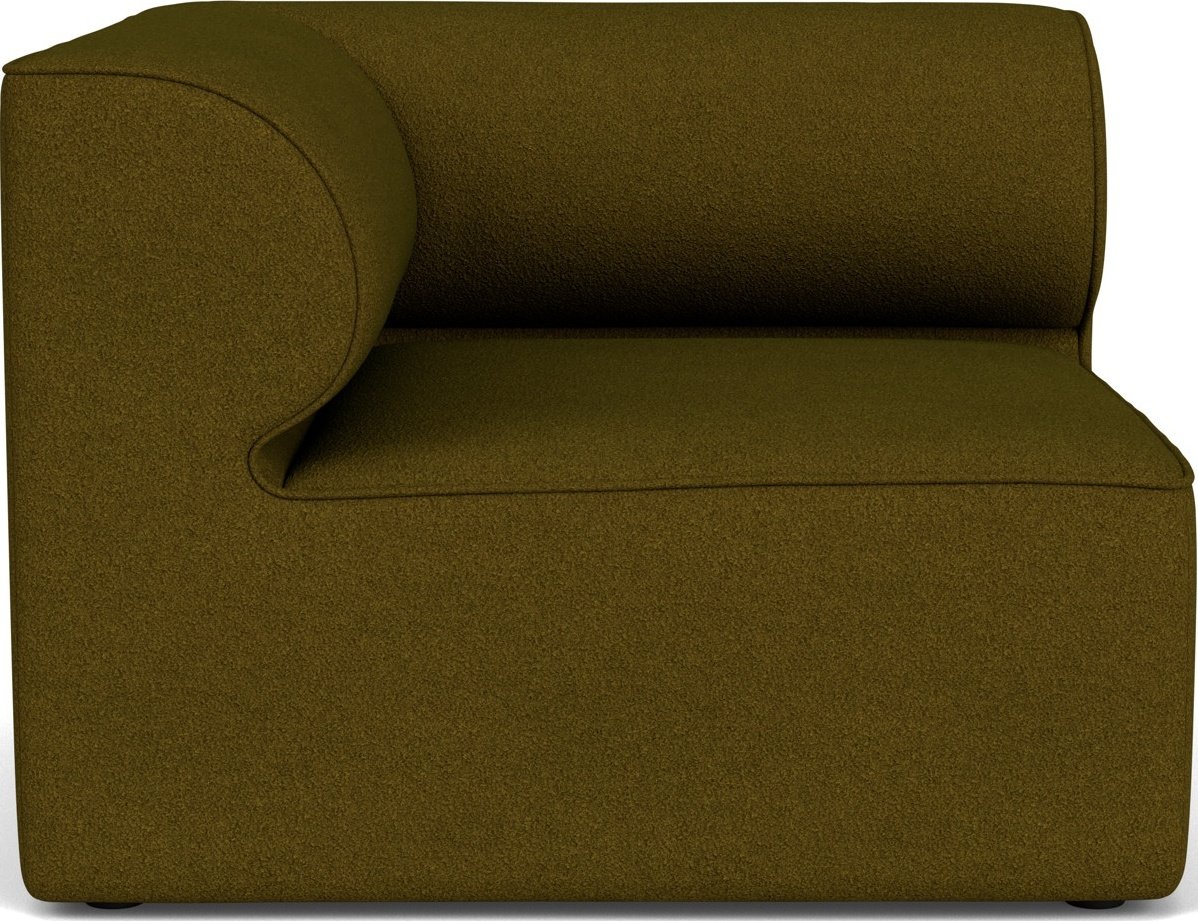 Narożnik lewostronny sofy modułowej Eave 96 x 96 cm ciemnozielony