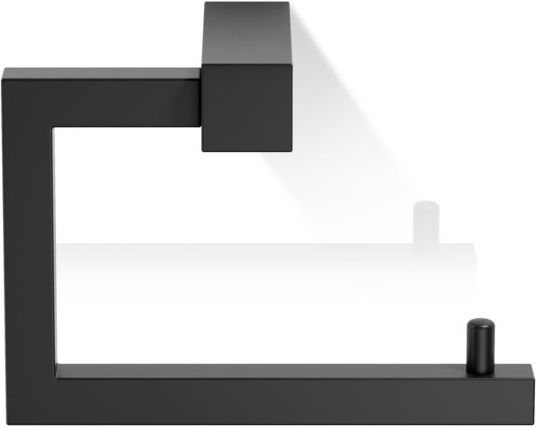 Wieszak na papier toaletowy Corner czarny mat