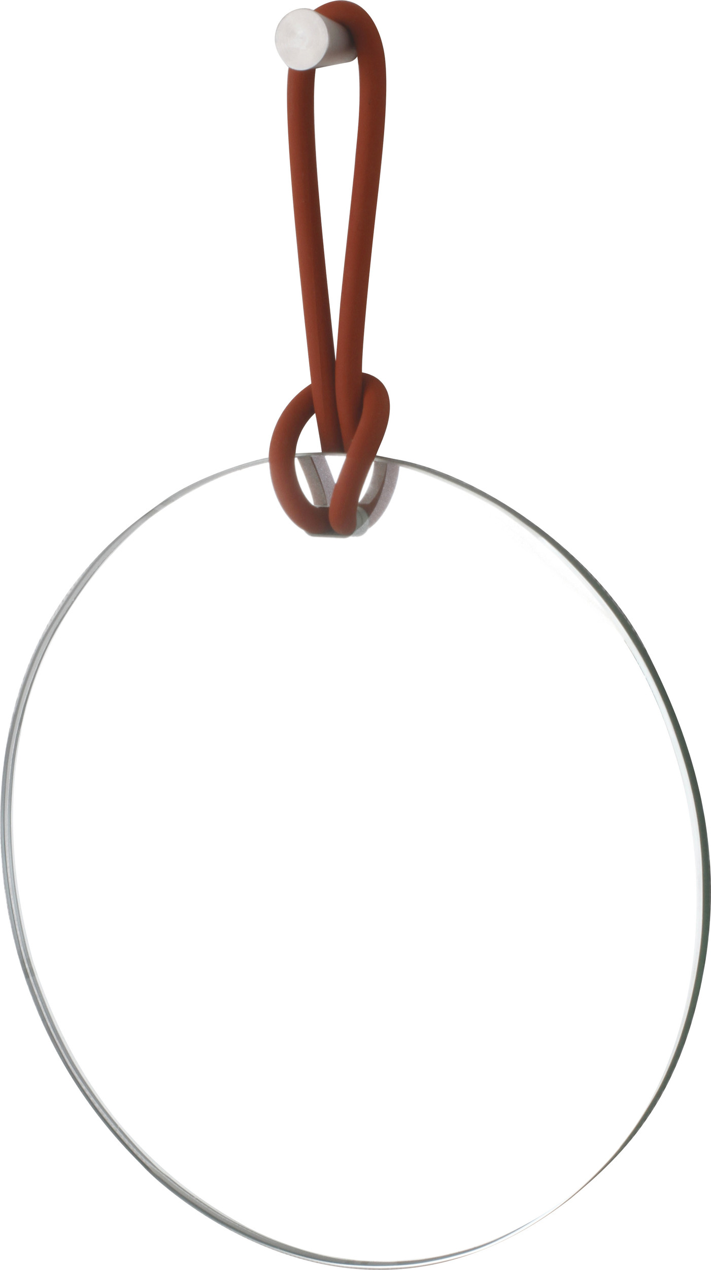 Lustro ścienne Rope z silikonowym uchwytem